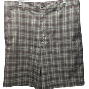 Mens Size 36 IXSPA Golf Performance Plaid Shorts